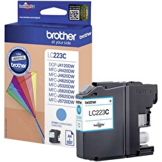 BROTHER inkoustová náplň LC-223C/ Modrá/ 550 stran