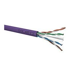Solarix Instalační kabel CAT6 UTP LSOH drát 305m/box