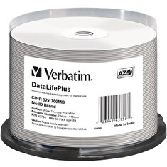 Verbatim CD-R | cake box 50 | 700MB | 52x | Wide Thermal printable ]