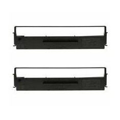 SIDM Black Ribbon Cartridge for LQ-300/+/+II/570/+/580/8xx, Dualpack