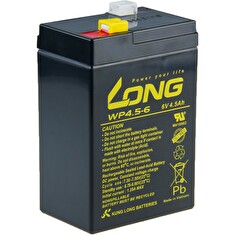 Baterie Long 6V 4,5Ah olověný akumulátor F1