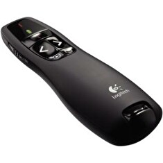 LOGITECH Presenter R400/ bezdrátový/ 2,4 GHz/ USB/ červené laser ukazovátko