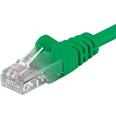 Patch kabel UTP RJ45-RJ45 level CAT6, 1,5m, zelená