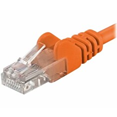 PremiumCord, Patch kabel UTP RJ45-RJ45 level 5e 1m oranžová