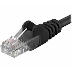 PremiumCord, Patch kabel UTP RJ45-RJ45 level 5e 1,5m černá