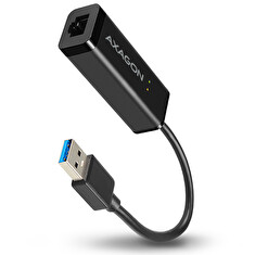 AXAGON ADE-SR, USB3.0 Type-A - externí Gigabit Ethernet adapter, auto install