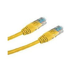 DATACOM patch cord UTP cat5e 3M žlutý