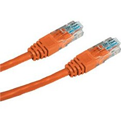 DATACOM patch cord UTP cat5e 1M oranžový