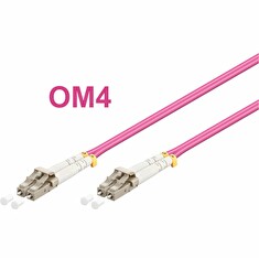 Optický patch kabel duplex LC-LC 50/125 MM 20m OM4