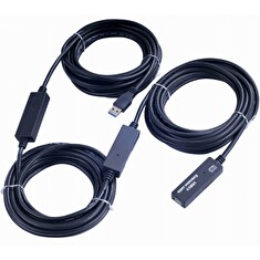 Repeater PremiumCord USB 3.0 repeater a prodlužovací kabel A/M-A/F 15m