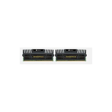 CORSAIR 8GB=2x4GB DDR3 1600MHz VENGEANCE BLACK PC3-12800 CL9-9-9-24 1.5V (8GB= kit 2ks 4096MB s chladičem Vengeance černý, pro INTEL I7/i5/i3 a pro AMD)