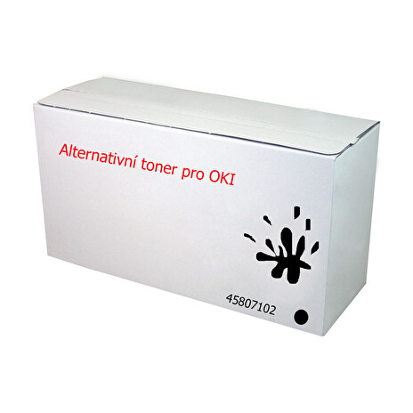 Toner 45807102 kompatibilní pro OKI B412/B432/B512/B492/B562, černý (3000 str.)