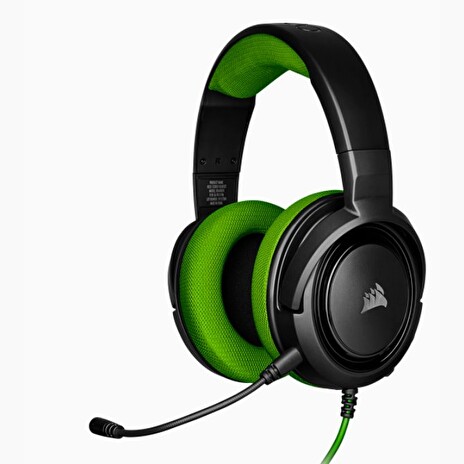 Corsair herní sluchátka s mikrofonem HS35 - Zelená (EU)