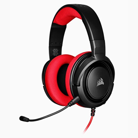 Corsair herní sluchátka s mikrofonem HS35 - Červená (EU)