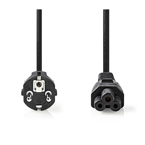 Nedis CEGP10130BK30 - Napájecí Kabel | Schuko Zástrčka - IEC-320-C5 | 3 m | Černá barva