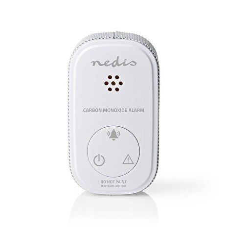 Nedis DTCTCO20WT - Carbon Monoxide | Oxid Uhelnatý - CO Alarm