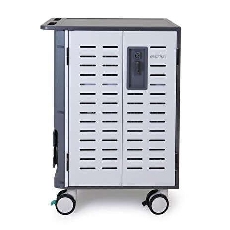 ERGOTRON Zip40 Charging Cart, EU, nabíjecí pojízdná skříň pro 40 zařízení, uzamykatelná