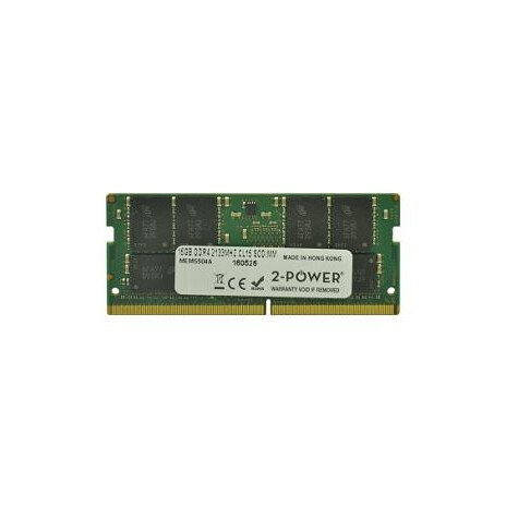 2-Power 16GB PC4-17000S 2133MHz DDR4 CL15 Non-ECC SoDIMM 2Rx8 (DOŽIVOTNÍ ZÁRUKA)