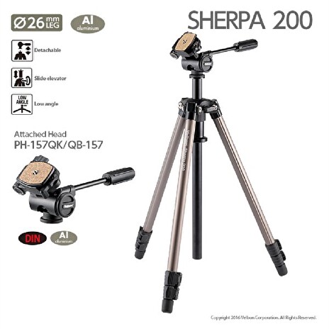 Velbon SHERPA 200 včetně pákové hlavy PH-157Q