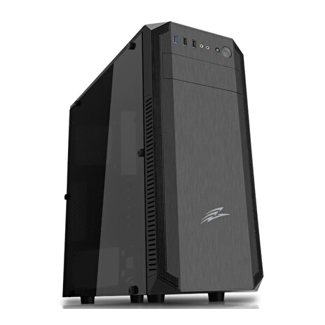 EVOLVEO NATE 2case ATX, 2x USB2.0, 1x USB3.0,1x HD Audio, 2x 120 mm