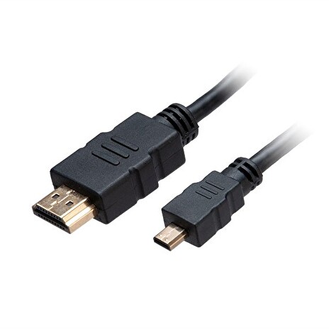 AKASA kabel HDMI na micro HDMI 4K@60Hz / AK-CBHD20-15BK / 1,5m / černý