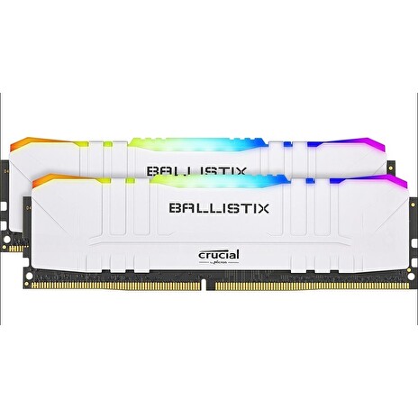 Crucial DDR4 16GB (2x8GB) Ballistix RGB DIMM 3000MHz CL15 bílá