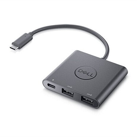 DELL adaptér / redukce USB-C/ 2x USB-A/ power delivery