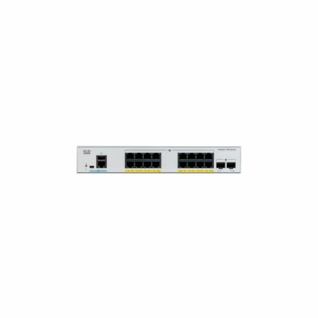 Catalyst C1000-16P-E-2G-L,16x 10/100/1000 Ethernet PoE+ ports and 120W PoE budget, 2x 1G SFP uplinks