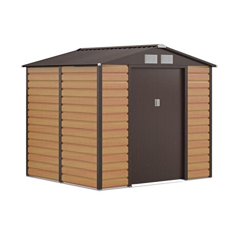 Zahradní domek G21 GAH 407 213 x 191 cm Brown