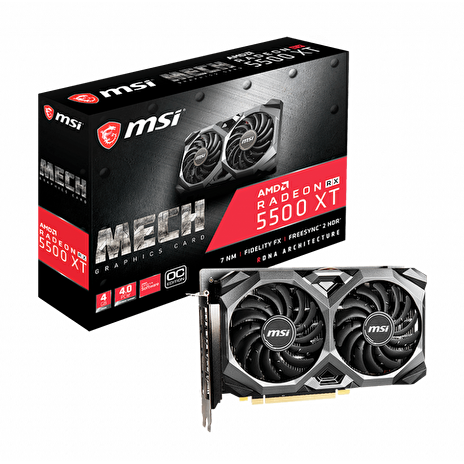 MSI, Radeon RX 5500 XT MECH 4G OC w/4G stop