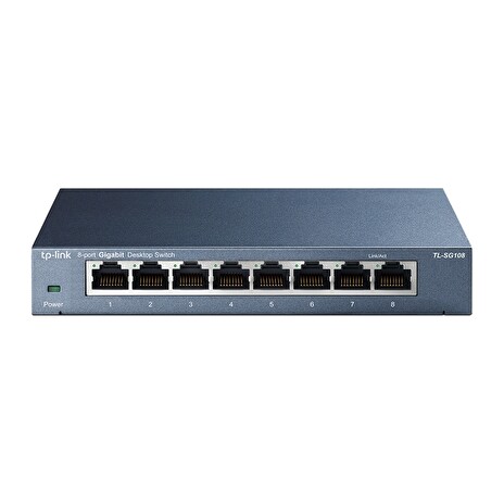 TP-Link TL-SG108 switch 8xLan 10/100/1000Mbps, kovový
