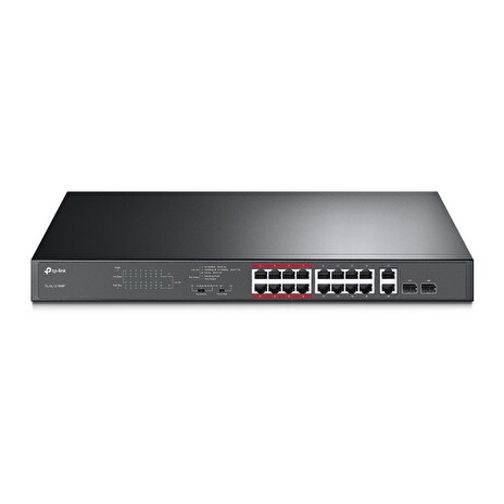 TP-Link TL-SL1218MP ver.2 16xFE 2xGb 2xSFP Unmanaged CCTV Switch 192W POE+