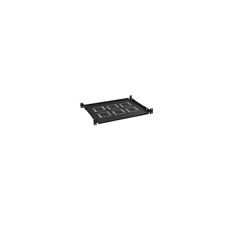 Solarix Police 19" 1U 350mm pevná BK úchyt na přední a zadní lišty UP-13-B