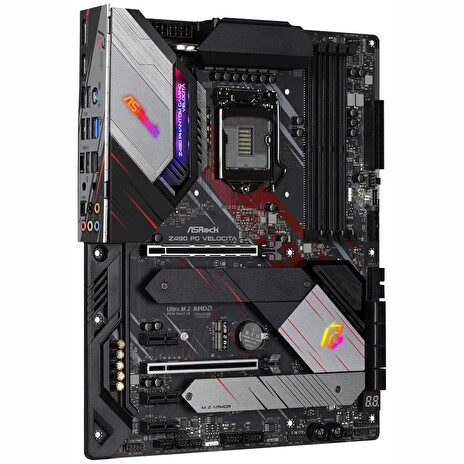 ASRock Z490 PG VELOCITA / LGA1200 / Intel Z490 / 4x DDR4 DIMM / HDMI / DP / 2x M.2 / USB Type-C / ATX