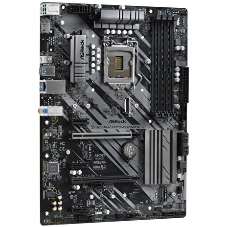 ASRock Z490 PHANTOM GAMING 4 / LGA1200 / Intel Z490 / 4x DDR4 DIMM / HDMI / M.2 / USB Type-C / ATX