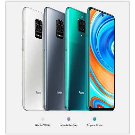 XIAOMI Redmi Note 9 PRO bílý 6GB/128GB mobilní telefon, 64MP quad cam (Glacier White)