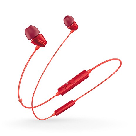 TCL bluetooth sluchátka do uší, mikrofon, BT 4.2, 10-22K, 105 dB, Repro: 8.6mm, 16 Ohm, oranžová