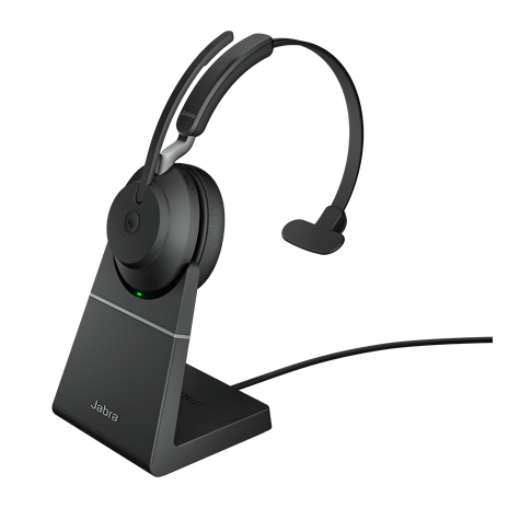 Jabra Evolve2 65, Link380c MS Mono Stand Black