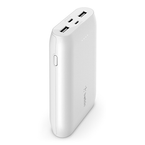 Belkin USB-C PowerBanka, 10000mAh, víceportová, bílá