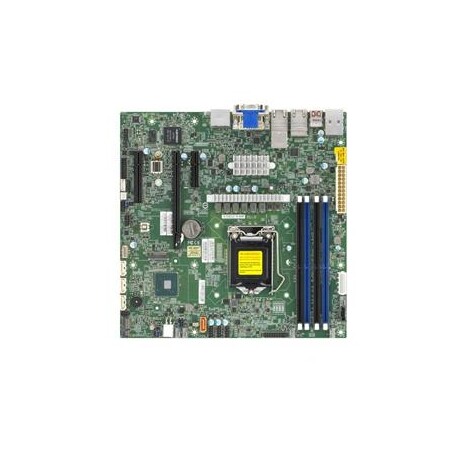 SUPERMICRO MB LGA1200 1U(Xeon W-12xx, core), W480,4xDDR4,4xSATA3,M.2,3xPCIe3.0 (16/4/4),2xDP,DVI,Audio,2x10Gb+2x1Gb,IPMI
