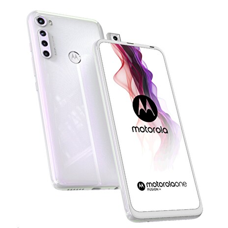 Motorola One Fusion+ gsm tel. Moonlight White