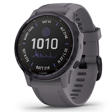 Garmin fenix6S PRO Solar, Amethyst/Shale Band (MAP/Music)