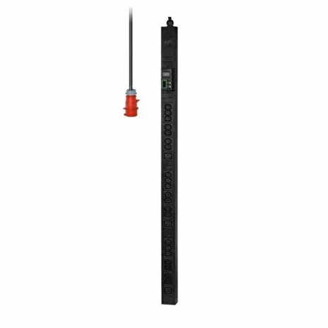 APC Easy PDU, Měřený, Zero U, 22 kW, 230V, (18) C13 & (6) C19;IEC309