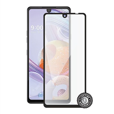 Screenshield LG Stylo 6 Tempered Glass protection (full COVER black)