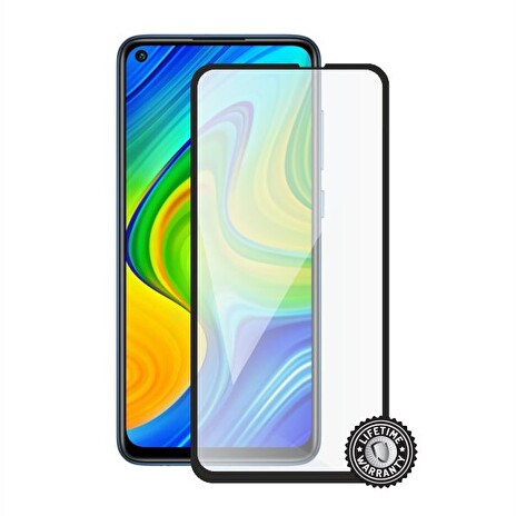 Screenshield XIAOMI Redmi Note 9S Tempered Glass protection (full COVER black)