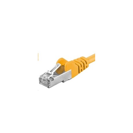 PREMIUMCORD Patch kabel CAT6a S-FTP, RJ45-RJ45, AWG 26/7 2m žlutá
