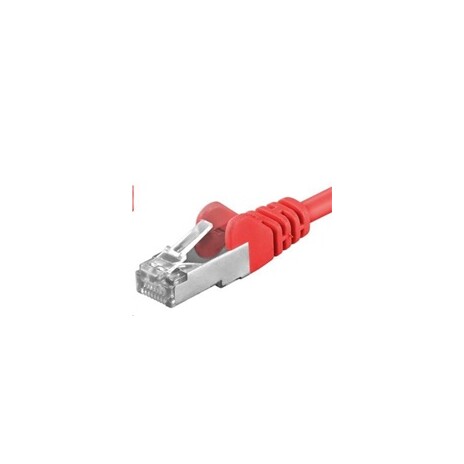 PREMIUMCORD Patch kabel CAT6a S-FTP, RJ45-RJ45, AWG 26/7 3m červená