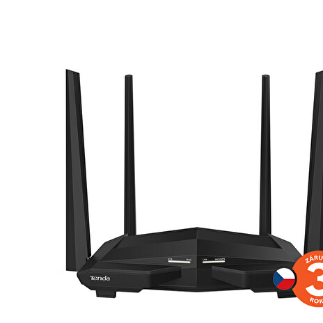 Tenda AC10 - Wireless AC Router 802.11ac/a/b/g/n,1200 Mb/s, 1x GWAN, 3x GLAN, VPN, IPTV, WISP, Repeater