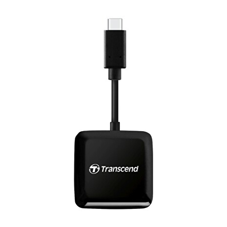 Transcend RDC3 USB-C (3.2 Gen 1) čtečka paměťových karet SDHC/SDXC (UHS-I)/microSDHC/microSDXC (UHS-I), černá
