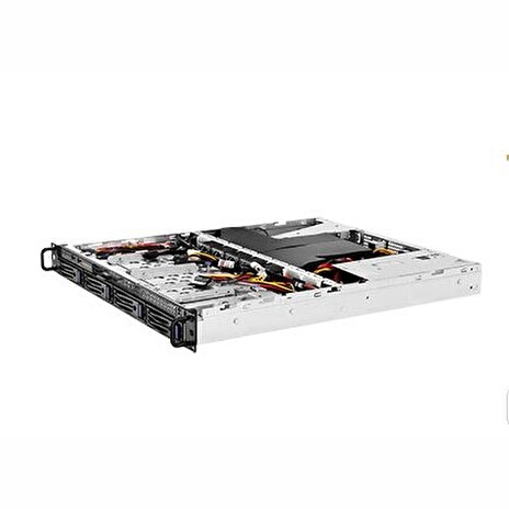 ASRockRack 1U server 1x AM4, 4x DDR4 ECC, 4x SATA 3,5HS, PCIe3 x16, 2x 1Gb LAN, 2x300W, IPMI